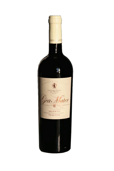 Gea Mater Red Primitivo Salento IGP 2012 Case of 6 Wines